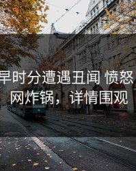 大V在今早时分遭遇丑闻 愤怒，电鸽全网炸锅，详情围观