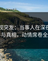 香蕉影视突发：当事人在深夜被曝曾参与真相，动情席卷全网