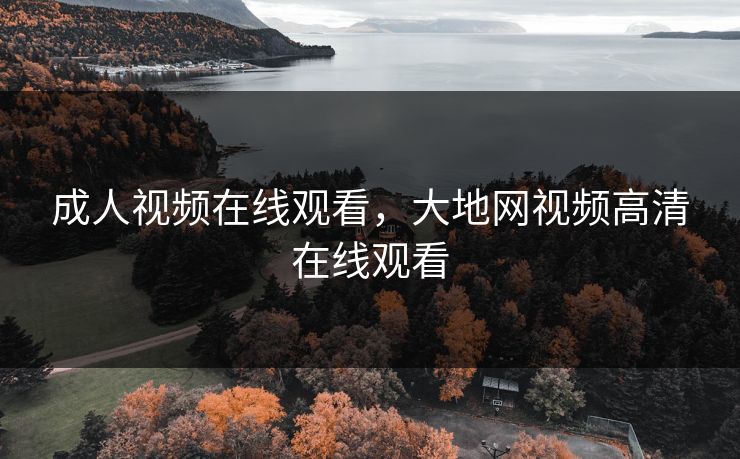 成人视频在线观看，大地网视频高清在线观看