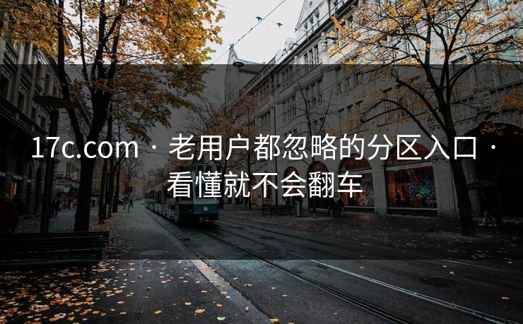 17c.com · 老用户都忽略的分区入口 · 看懂就不会翻车